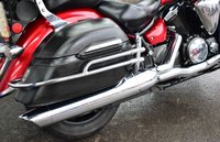 USED 2016 YAMAHA XVS1300 Midnight Star Beautiful Midnight Star in metallic red paint, 4 piece luggage, footboards, heal & toe gear change