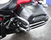 USED 2016 YAMAHA XVS1300 Midnight Star Beautiful Midnight Star in metallic red paint, 4 piece luggage, footboards, heal & toe gear change