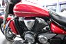 USED 2016 YAMAHA XVS1300 Midnight Star Beautiful Midnight Star in metallic red paint, 4 piece luggage, footboards, heal & toe gear change