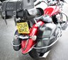 USED 2016 YAMAHA XVS1300 Midnight Star Beautiful Midnight Star in metallic red paint, 4 piece luggage, footboards, heal & toe gear change