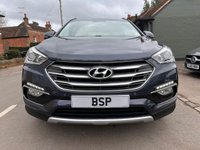 USED 2016 65 HYUNDAI SANTA FE 2.2 CRDi Blue Drive Premium SUV 5dr Diesel Manual 4WD Euro 6 (s/s) (200 ps) REAR CAMERA OCEAN VIEW 18" WHEELS BLUETOOTH CRUISE CONTROL