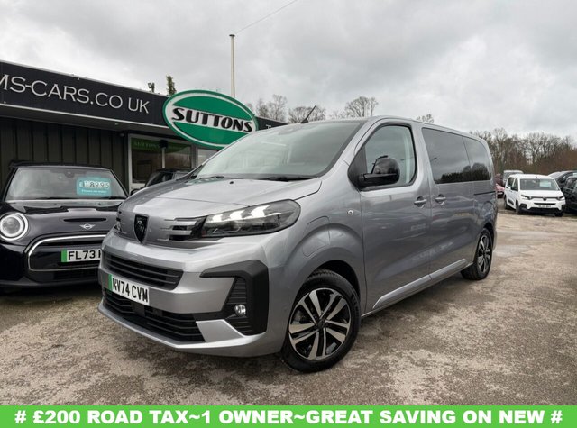 View our Peugeot E- Traveller 75kWh Allure Standard MPV 5dr Electric Auto MWB (8 Seat, 11kW Charger) (136 ps)