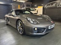 USED 2014 64 PORSCHE CAYMAN 2.7 981 Coupe 2dr Petrol PDK Euro 6 (s/s) (275 ps) 2014/64 PORSCHE CAYMAN 981 2.7 PDK - ONLY 55K MILES - 5 SERVICES TO 54K MILES - AGATE GREY - LEATHER - NAV - 20 INCH CARRERA S WHEELS