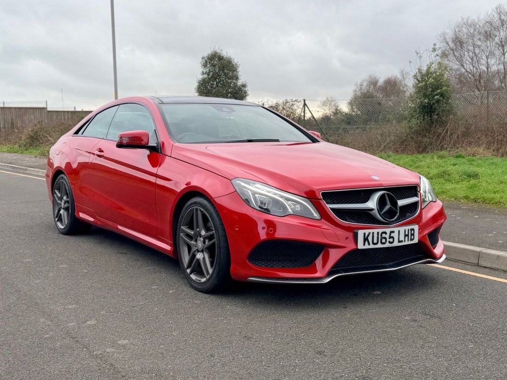 USED 2015 65 MERCEDES-BENZ E CLASS E220d BlueTEC AMG Line // 2dr Coupe // 2.1 Diesel G-Tronic+ Euro 6 // px swap 