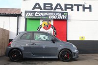 USED 2022 22 ABARTH 595 1.4 T-Jet Competizione Hatchback 3dr Petrol Manual Euro 6 (180 bhp) FINISHED IN CIRCUIT GREY--RED BREMBO CALIPERS