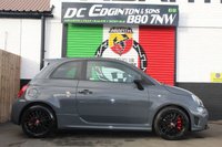 USED 2022 22 ABARTH 595 1.4 T-Jet Competizione Hatchback 3dr Petrol Manual Euro 6 (180 bhp) FINISHED IN CIRCUIT GREY--RED BREMBO CALIPERS