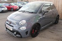 USED 2022 22 ABARTH 595 1.4 T-Jet Competizione Hatchback 3dr Petrol Manual Euro 6 (180 bhp) FINISHED IN CIRCUIT GREY--RED BREMBO CALIPERS