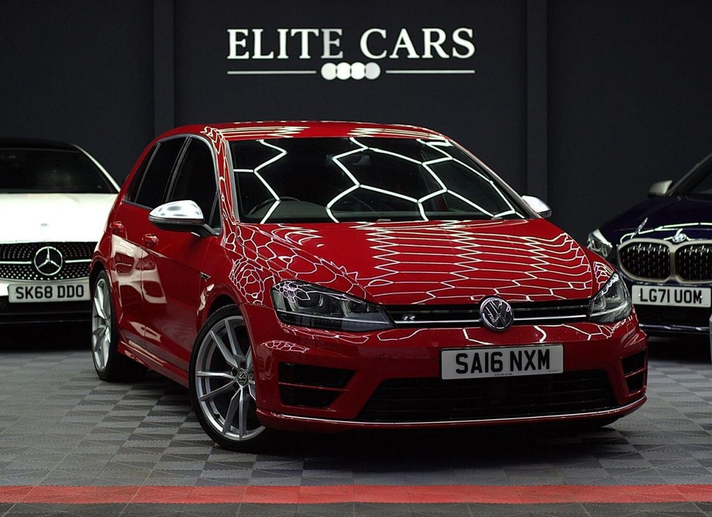 USED 2016 16 VOLKSWAGEN GOLF 2.0 TSI BlueMotion Tech R Hatchback 5dr Petrol DSG 4Motion Euro 6 (s/s) (300 ps) 