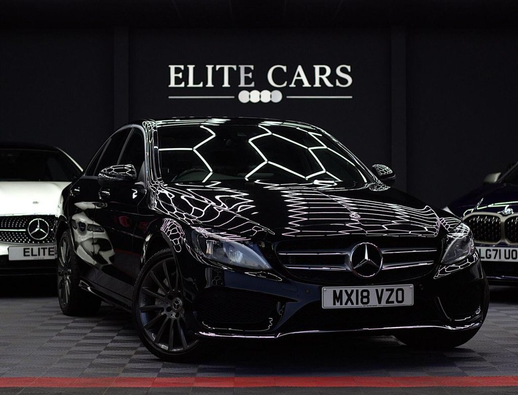 USED 2018 18 MERCEDES-BENZ C-CLASS 2.1 C250d AMG Line (Premium Plus) Saloon 4dr Diesel G-Tronic+ 4MATIC Euro 6 (s/s) (204 ps) 