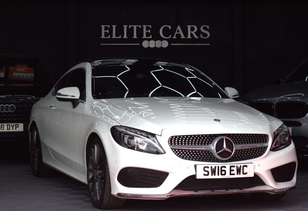 USED 2016 16 MERCEDES-BENZ C-CLASS 2.1 C220d AMG Line (Premium) Coupe 2dr Diesel G-Tronic+ Euro 6 (s/s) (170 ps) 