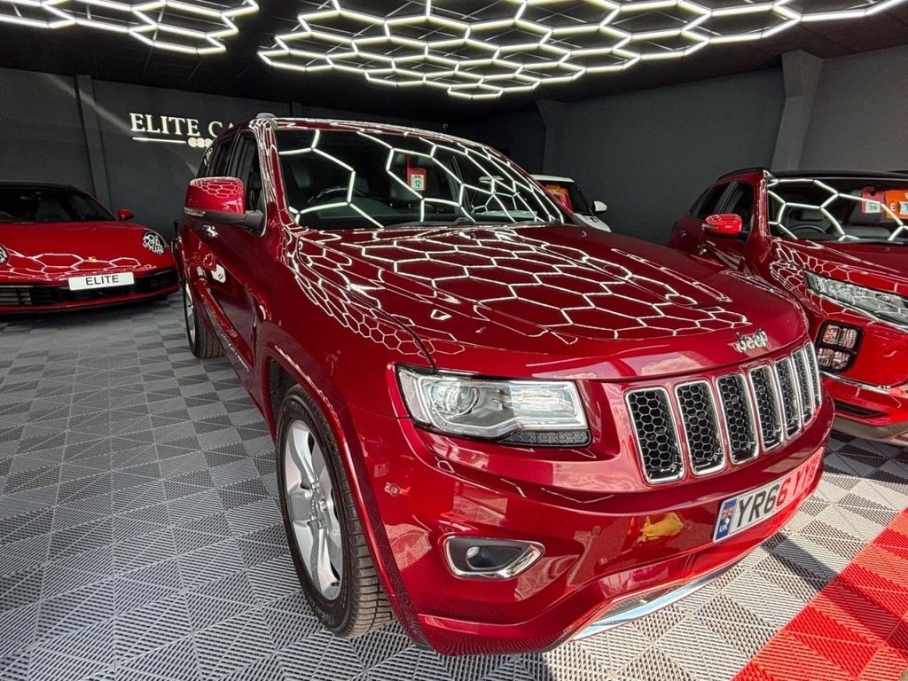 USED 2016 66 JEEP GRAND CHEROKEE 3.0 V6 CRD Overland SUV 5dr Diesel Auto 4WD Euro 6 (247 bhp) 