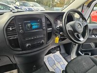 USED 2021 71 MERCEDES-BENZ VITO 2.0 116 CDI Progressive Panel Van Automatic XLWB, 65,000 miles, Euro 6, Cruise, Bluetooth, DAB, Reverse camera. Final price plus VAT @ 20%! This 2021 Mercedes Benz Vito 116 CDI Progressive G Tronic RWD L3 Euro 6 (s/s) 5dr (XLWB) presents an exceptional ownership history, having had only one owner from new and boasting a full service history with its last service completed on 2025 08 04 at 58911 miles. This impressive long wheelbase Vito is powered by a robust 2.0 litre diesel engine delivering a strong 161 bhp, and meets Euro 6 emission standards. For your peace of mind, it comes with a 3 month warranty and a 12 month MOT will be pr