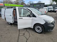 USED 2021 71 MERCEDES-BENZ VITO 2.0 116 CDI Progressive Panel Van Automatic XLWB, 65,000 miles, Euro 6, Cruise, Bluetooth, DAB, Reverse camera. Final price plus VAT @ 20%! This 2021 Mercedes Benz Vito 116 CDI Progressive G Tronic RWD L3 Euro 6 (s/s) 5dr (XLWB) presents an exceptional ownership history, having had only one owner from new and boasting a full service history with its last service completed on 2025 08 04 at 58911 miles. This impressive long wheelbase Vito is powered by a robust 2.0 litre diesel engine delivering a strong 161 bhp, and meets Euro 6 emission standards. For your peace of mind, it comes with a 3 month warranty and a 12 month MOT will be pr