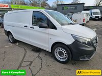 USED 2021 71 MERCEDES-BENZ VITO 2.0 116 CDI Progressive Panel Van Automatic XLWB, 65,000 miles, Euro 6, Cruise, Bluetooth, DAB, Reverse camera. Final price plus VAT @ 20%! This 2021 Mercedes Benz Vito 116 CDI Progressive G Tronic RWD L3 Euro 6 (s/s) 5dr (XLWB) presents an exceptional ownership history, having had only one owner from new and boasting a full service history with its last service completed on 2025 08 04 at 58911 miles. This impressive long wheelbase Vito is powered by a robust 2.0 litre diesel engine delivering a strong 161 bhp, and meets Euro 6 emission standards. For your peace of mind, it comes with a 3 month warranty and a 12 month MOT will be pr
