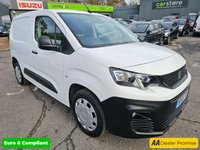 USED 2019 19 PEUGEOT PARTNER 1.6 BlueHDi 1000 Professional SWB van, 42,500 miles, Euro 6, Air Con, Bluetooth, DAB radio, Rear sensors and much more! + VAT @ 20%! Boasting exceptionally low mileage for its age and a single owner from new, this 2019 Peugeot Partner 1.6 BlueHDi 1000 Professional Standard Panel Van SWB Euro 6 (s/s) 5dr represents a superb opportunity.  This Euro 6 compliant diesel van, with its efficient 1.6 litre engine, comes with a full service history, with its last service completed on 2025-02-13 at 39840 miles.  A 12 month MOT will be provided on purchase, and it is covered by a 3 month warranty for your peace of mind.  Inside, you'll