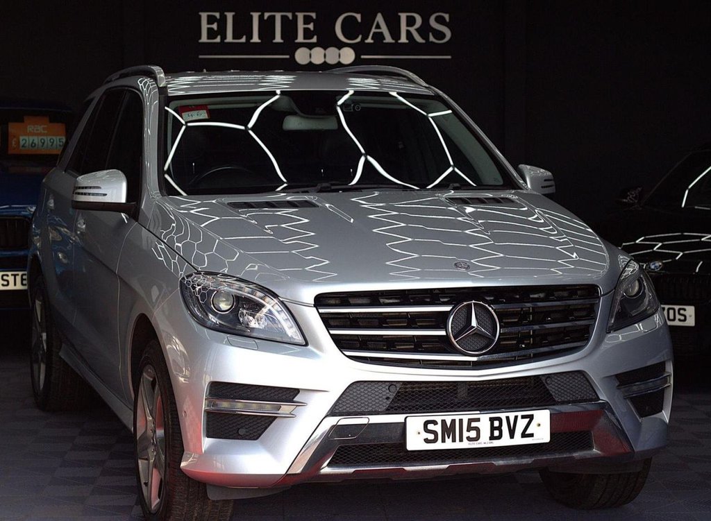 USED 2015 15 MERCEDES-BENZ M-CLASS 2.1 ML250 BlueTEC AMG Line SUV 5dr Diesel G-Tronic 4WD Euro 6 (s/s) (204 ps) 