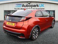 USED 2017 M HONDA CIVIC 1.8 i-VTEC SR Hatchback 5dr Petrol Auto Euro 6 (142 ps) AWARD WINNING DEALERSHIP