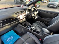 USED 2022 72 NISSAN LEAF 39kWh Tekna Hatchback 5dr Electric Auto (150 ps) Navi, 360* cameras, Heated leather trim and steering wheel
