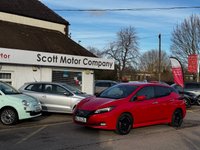USED 2022 72 NISSAN LEAF 39kWh Tekna Hatchback 5dr Electric Auto (150 ps) Navi, 360* cameras, Heated leather trim and steering wheel