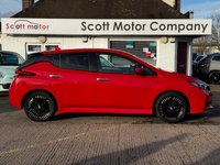 USED 2022 72 NISSAN LEAF 39kWh Tekna Hatchback 5dr Electric Auto (150 ps) Navi, 360* cameras, Heated leather trim and steering wheel