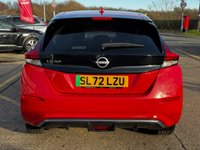 USED 2022 72 NISSAN LEAF 39kWh Tekna Hatchback 5dr Electric Auto (150 ps) Navi, 360* cameras, Heated leather trim and steering wheel