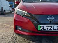 USED 2022 72 NISSAN LEAF 39kWh Tekna Hatchback 5dr Electric Auto (150 ps) Navi, 360* cameras, Heated leather trim and steering wheel