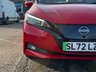 USED 2022 72 NISSAN LEAF 39kWh Tekna Hatchback 5dr Electric Auto (150 ps) Navi, 360* cameras, Heated leather trim and steering wheel