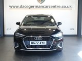 USED 2022 72 AUDI A3 2.0 TDI 35 Sport Sportback 5dr Diesel S Tronic Euro 6 (s/s) (150 ps) FULL AUDI MAIN DEALER SERVICE HISTORY + VIRTUAL COCKPIT DIGITAL DASH DISPLAY + SATELLITE NAVIGATION + APPLE CARPLAY / ANDROID AUTO + REAR VIEW CAMERA + BLUETOOTH CONNECTIVITY INCLUDING MEDIA STREAMING + AUTOMATIC HEADLIGHTS + DAB DIGITAL RADIO + DUAL ZONE CLIMATE CONTROL + AIR CONDITIONING + LANE ASSIST + LEATHER MULTIFUNCTIONAL LEATHER STEERING WHEEL WITH PADDLE SHIFT GEAR SELECT + VOICE COMMAND + KEYLESS START + PRIVACY GLASS + IN CAR ENTERTAINMENT WITH TOUCH SCREEN MEDIA DISPLAY