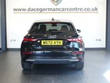USED 2022 72 AUDI A3 2.0 TDI 35 Sport Sportback 5dr Diesel S Tronic Euro 6 (s/s) (150 ps) FULL AUDI MAIN DEALER SERVICE HISTORY + VIRTUAL COCKPIT DIGITAL DASH DISPLAY + SATELLITE NAVIGATION + APPLE CARPLAY / ANDROID AUTO + REAR VIEW CAMERA + BLUETOOTH CONNECTIVITY INCLUDING MEDIA STREAMING + AUTOMATIC HEADLIGHTS + DAB DIGITAL RADIO + DUAL ZONE CLIMATE CONTROL + AIR CONDITIONING + LANE ASSIST + LEATHER MULTIFUNCTIONAL LEATHER STEERING WHEEL WITH PADDLE SHIFT GEAR SELECT + VOICE COMMAND + KEYLESS START + PRIVACY GLASS + IN CAR ENTERTAINMENT WITH TOUCH SCREEN MEDIA DISPLAY