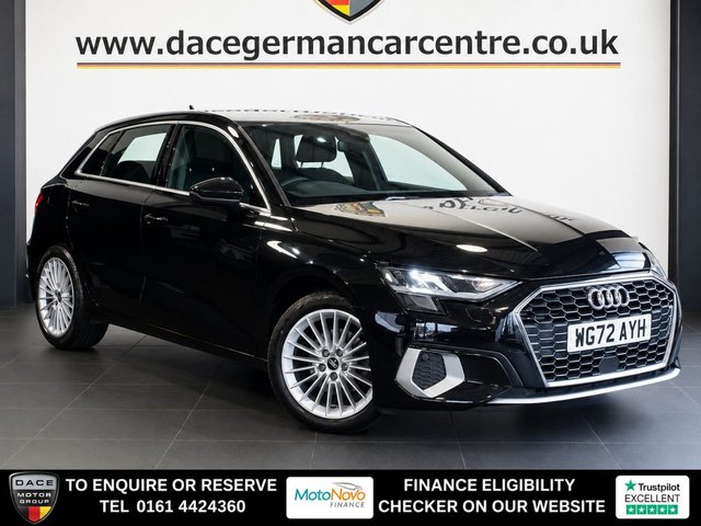 View our Audi A3 2.0 TDI 35 Sport Sportback 5dr Diesel S Tronic Euro 6 (s/s) (150 ps)