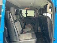 USED 2021 21 FORD TRANSIT CUSTOM 2.0 320 EcoBlue Limited Crew Van Double Cab 5dr Diesel Auto L1 H1 Euro 6 (s/s) (185 ps) Finished In Fords Chrome Blue, This Transit Custom Comes With 2 Keys, Reversing Camera, MSRT Embossed Leather Stitching, Original MSRT Case Including Skip Hat, Paint Touch Up, Tailgate, Half Leather Seats, Heated Seats, MSRT Styling Flat Bottomed Steering Wheel, 12 Months MT 3 Months Warranty. Finance And Extended Warranty Available.