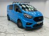 USED 2021 21 FORD TRANSIT CUSTOM 2.0 320 EcoBlue Limited Crew Van Double Cab 5dr Diesel Auto L1 H1 Euro 6 (s/s) (185 ps) Finished In Fords Chrome Blue, This Transit Custom Comes With 2 Keys, Reversing Camera, MSRT Embossed Leather Stitching, Original MSRT Case Including Skip Hat, Paint Touch Up, Tailgate, Half Leather Seats, Heated Seats, MSRT Styling Flat Bottomed Steering Wheel, 12 Months MT 3 Months Warranty. Finance And Extended Warranty Available.