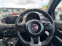 USED 2016 66 FIAT 500 1.2 S Hatchback 3dr Petrol Dualogic Euro 6 (s/s) (69 bhp) FULL LEATHER*&pound;20 TAX*42K*AUTOMATIC