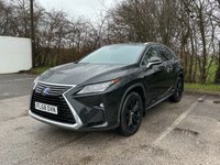 USED 2018 68 LEXUS RX 3.5 450h V6 Sport SUV 5dr Petrol Hybrid CVT 4WD Euro 6 (s/s) (313 ps) SUV