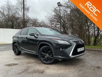USED 2018 68 LEXUS RX 3.5 450h V6 Sport SUV 5dr Petrol Hybrid CVT 4WD Euro 6 (s/s) (313 ps) SUV