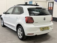 USED 2017 67 VOLKSWAGEN POLO 1.2 TSi Match Edition Panoramic Hatchback 5 Door Petrol Manual Euro 6 (s/s) (90 ps) 8 VW SERVICES TO 49,569 MILES