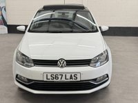 USED 2017 67 VOLKSWAGEN POLO 1.2 TSi Match Edition Panoramic Hatchback 5 Door Petrol Manual Euro 6 (s/s) (90 ps) 8 VW SERVICES TO 49,569 MILES