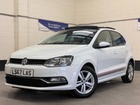 USED 2017 67 VOLKSWAGEN POLO 1.2 TSi Match Edition Panoramic Hatchback 5 Door Petrol Manual Euro 6 (s/s) (90 ps) 8 VW SERVICES TO 49,569 MILES