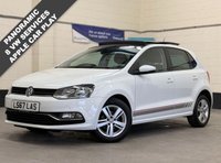 USED 2017 67 VOLKSWAGEN POLO 1.2 TSi Match Edition Panoramic Hatchback 5 Door Petrol Manual Euro 6 (s/s) (90 ps) 8 VW SERVICES TO 49,569 MILES