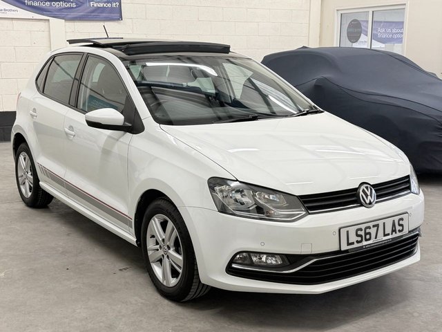 2017 67 Volkswagen Polo 1.2 TSi Match Edition Panoramic Hatchback 5 Door Petrol Manual Euro 6 (s/s) (90 ps)