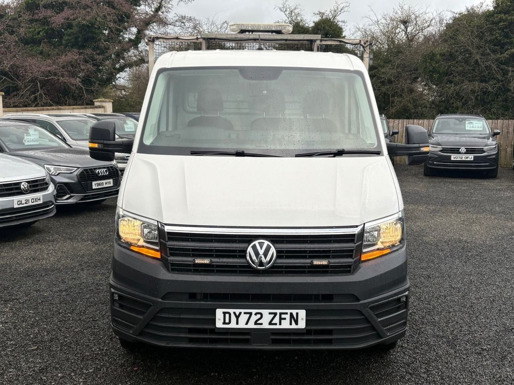 USED 2022 72 VOLKSWAGEN CRAFTER 2.0 TDI CR35 Startline Flat Frame Chassis Cab 2dr Diesel Manual FWD LWB Euro 6 (s/s) (Flat Frame) (140 ps) 2 Keys - 1 Owner!