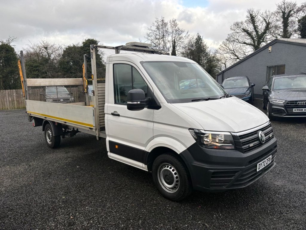 USED 2022 72 VOLKSWAGEN CRAFTER 2.0 TDI CR35 Startline Flat Frame Chassis Cab 2dr Diesel Manual FWD LWB Euro 6 (s/s) (Flat Frame) (140 ps) 2 Keys - 1 Owner!