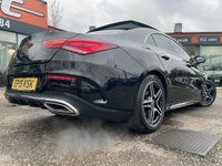 USED 2019 19 MERCEDES-BENZ CLA 1.3 CLA180 AMG Line (Premium Plus) Coupe 4dr Petrol 7G-DCT Euro 6 (s/s) (136 ps) PANO ROOF | FULL LEATHER | AMBIENT LIGHTING