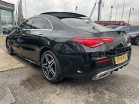 USED 2019 19 MERCEDES-BENZ CLA 1.3 CLA180 AMG Line (Premium Plus) Coupe 4dr Petrol 7G-DCT Euro 6 (s/s) (136 ps) PANO ROOF | FULL LEATHER | AMBIENT LIGHTING
