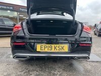 USED 2019 19 MERCEDES-BENZ CLA 1.3 CLA180 AMG Line (Premium Plus) Coupe 4dr Petrol 7G-DCT Euro 6 (s/s) (136 ps) PANO ROOF | FULL LEATHER | AMBIENT LIGHTING