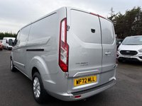 USED 2022 72 FORD TRANSIT CUSTOM 2.0 300 EcoBlue Limited Panel Van 5dr Diesel Manual L2 H1 Euro 6 (s/s) (130 ps) ONLY 28K MILES LONG WHEEL BASE REVERSE CAMERA COMES WITH 1 YEARS MOT AND SERVICE