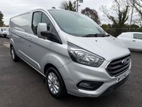 USED 2022 72 FORD TRANSIT CUSTOM 2.0 300 EcoBlue Limited Panel Van 5dr Diesel Manual L2 H1 Euro 6 (s/s) (130 ps) ONLY 28K MILES LONG WHEEL BASE REVERSE CAMERA COMES WITH 1 YEARS MOT AND SERVICE