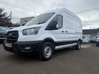 USED 2023 23 FORD TRANSIT 2.0 350 EcoBlue Leader Panel Van 5dr Diesel Manual FWD L3 H3 Euro 6 (s/s) (130 ps) 1 OWNER 33K MILES COMES WITH 1 YEARS MOT AND SERVICE