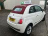 USED 2012 12 FIAT 500C 0.9 TwinAir Lounge Convertible 2dr Petrol Manual Euro 5 (s/s) (85 bhp) LADY OWNER, RECENT SERVICE