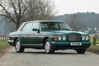 USED 1996 K BENTLEY BROOKLANDS 6.8 Saloon 4dr Petrol Automatic (409 g/km, 300 bhp) Sherwood Green, has subsequently invested a further &Acirc;&pound;12,000 in the last year, including new springs, new tyres and a battery,Further enhanced by the addition of LED headlights incorporating daytime running lights (original Halogen lamps included) and parking sensors,31,468 miles indicated, supported by its original stamped service book and book pack with 14 service stamps present,The Sherwood Green coachwork was professionally polished last y